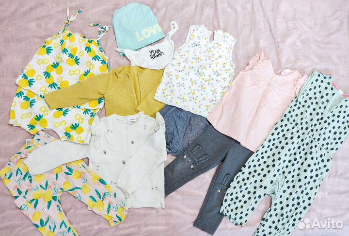 Вещи пакетом (H&M, Zara) на девочку 2 года