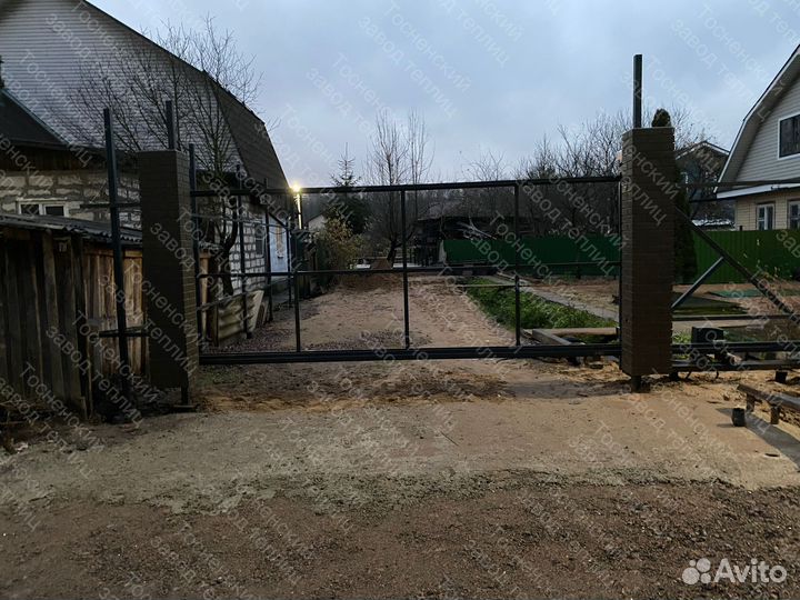 Комплект откатных ворот для самостоятельной сборки