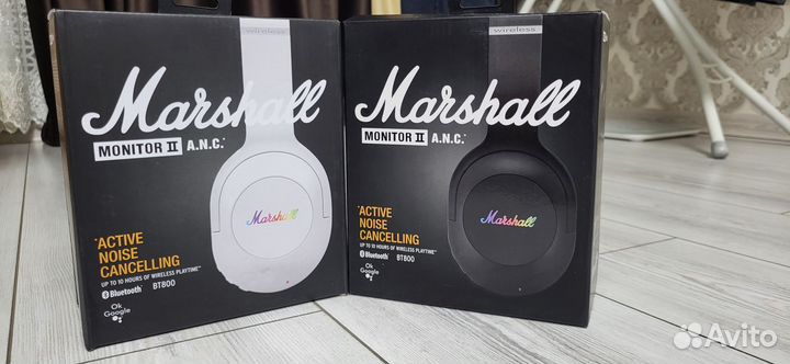 Беспроводные наушники marshall monitor ll A.N.C