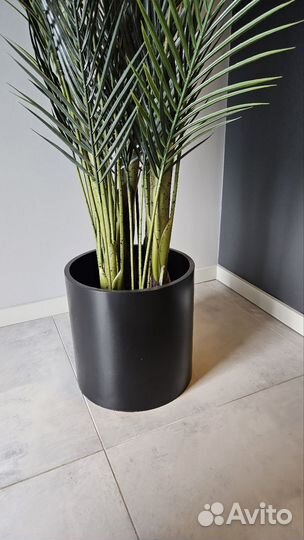 Кашпо для цветов металлическое