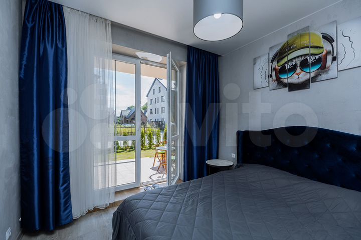 1-к. апартаменты, 40 м², 1/4 эт.