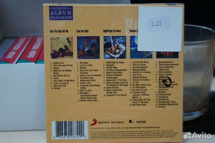 CD Boney-M, Giorgio Moroder, Smokie, Scorpions