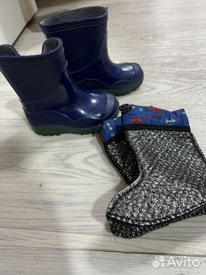 Сапоги резиновые детские