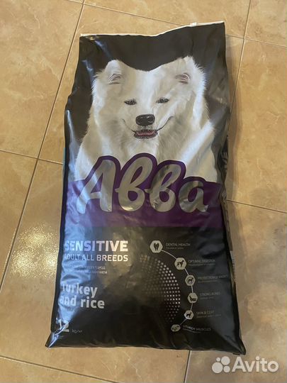 Корм для собак abba 12 кг