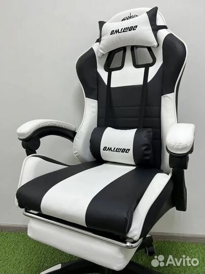 Компьютерное игровое кресло геймерское с массажем