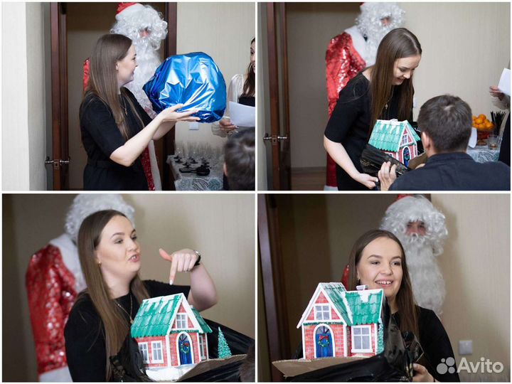 Домик-ночник для интерьера. Подарок на Новый год