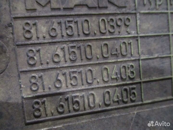 Корпус подножки левый MAN 81615100399