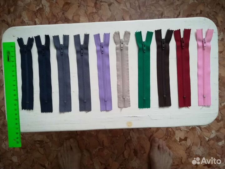 Застежка Молния 10 штук 12см (Япония) новая ykk