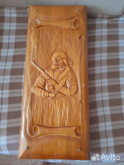 Нарды ручной работы со стеклом