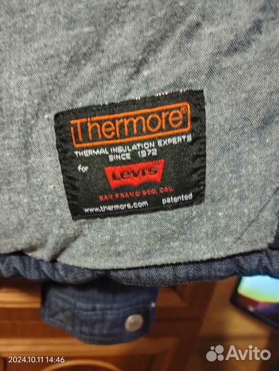 Джинсовая куртка утепленная Levi's