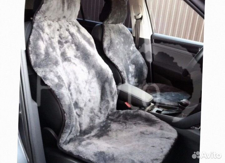 Меховые накидки на сидения натуральный мех