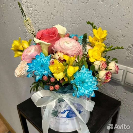 Живые цветы букеты