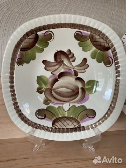 Блюдо тарелка зик конаково