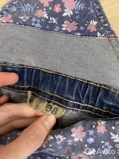 Бронь) Комбинезон джинсовый 98 на девочку