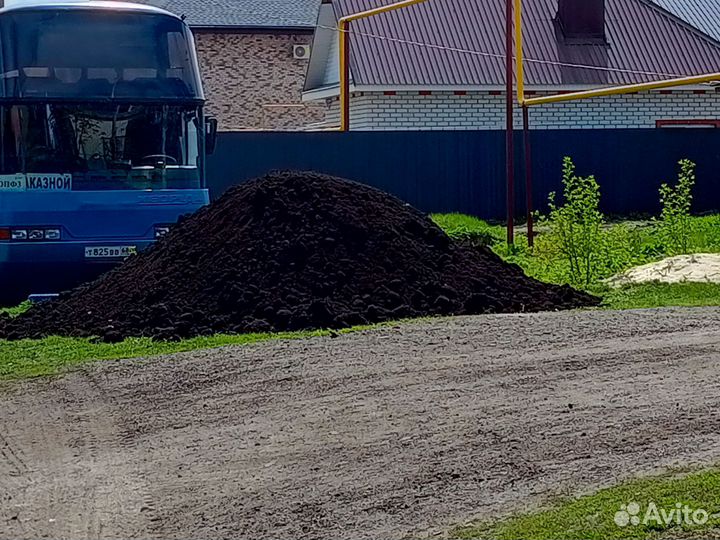 Земля чернозем плодородный грунт доставка