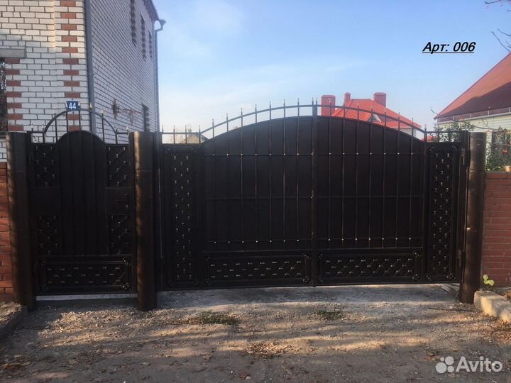 Кованные ворота. Арт: В-006