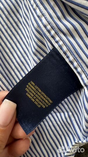 Школьная рубашка на мальчика 140-146 ralf lauren