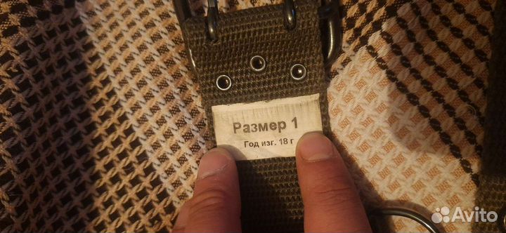 Ремень вкпо зелёный