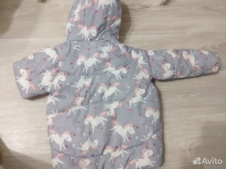 Тёплая куртка futurino 104 для девочки