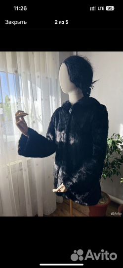 Шуба норковая 46 48 бу