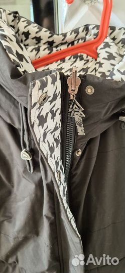 Куртка зимняя для девочки 152 двусторонняя