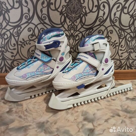 Коньки детские раздвижные 31-36