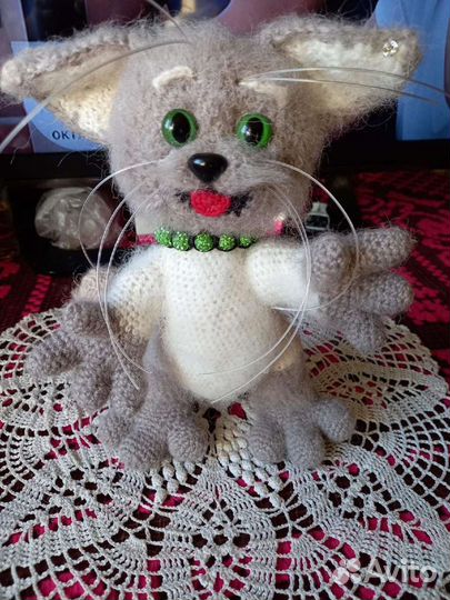 Мягкая игрушка котик