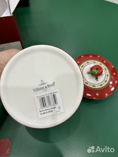 Villeroy & Boch банка для печенья новогодняя
