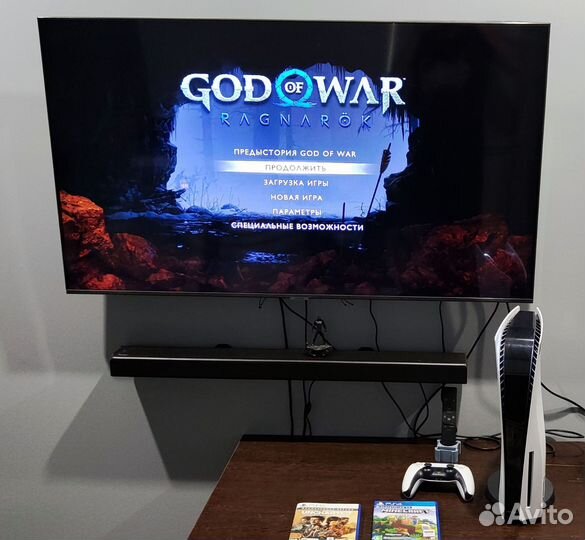 Sony playstation 5 с дисководом 2 джойстика