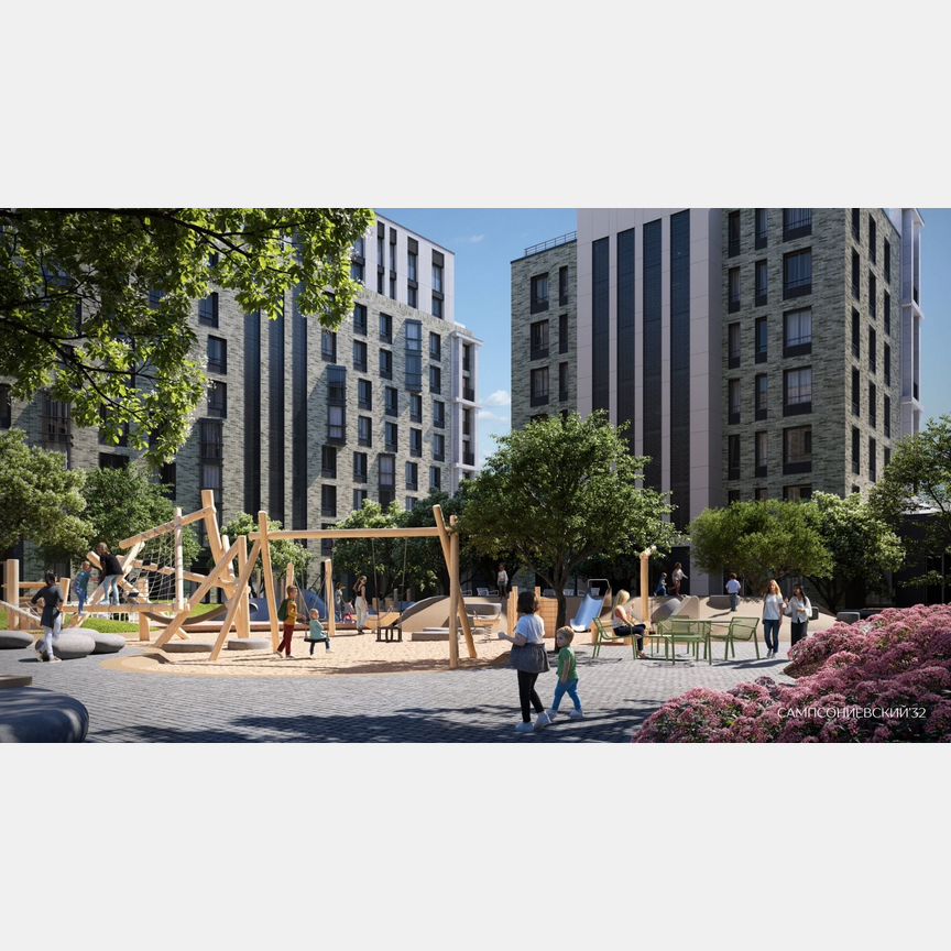 3-к. квартира, 88,4 м², 3/10 эт.