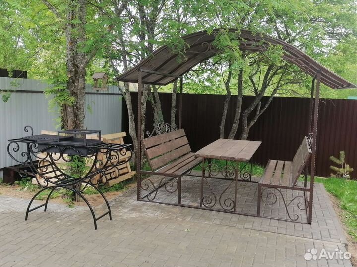 Беседка из поликарбоната