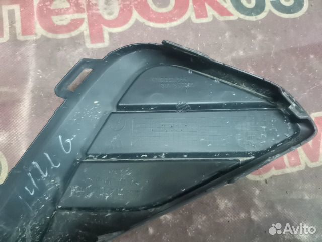 Решетка бампера передний левый Volkswagen Polo