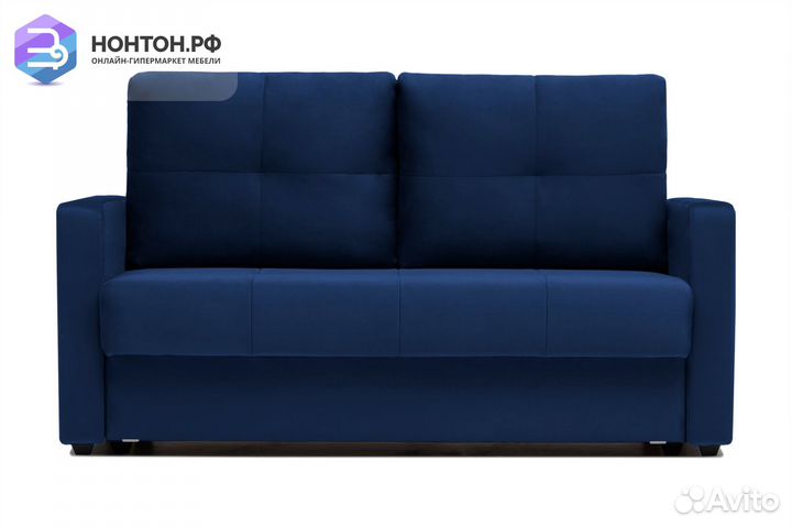 Диван шагающая еврокнижка Вита темно-синий