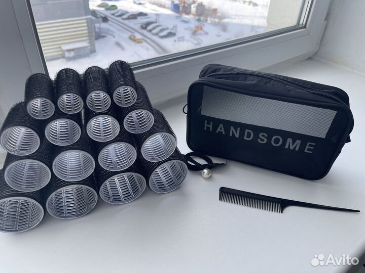 Бигуди липучки для объёма, локонов, с зажимами