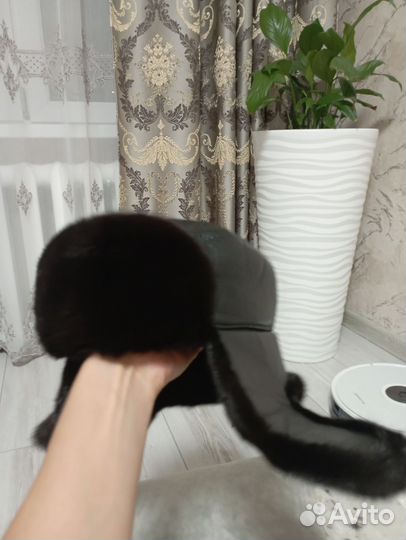 Меховая мужская кепка