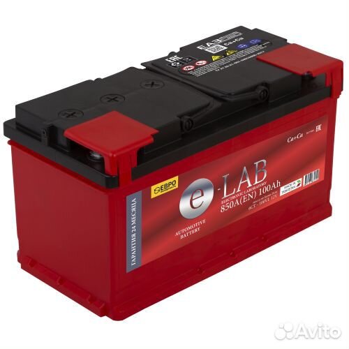 E-Lab 6ст-100 VL (тип 1) акб