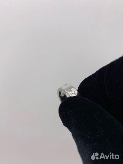 Кольцо обручальное с бриллиантами 750