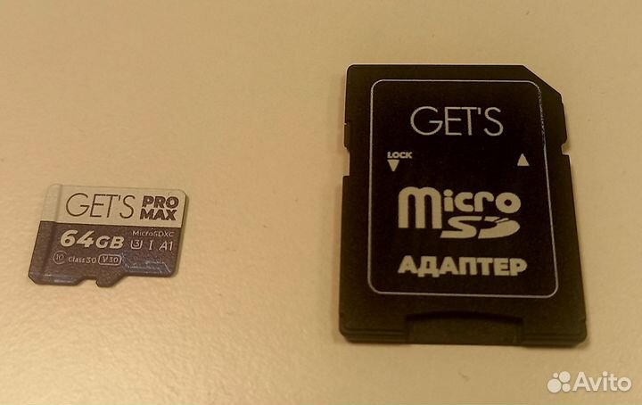 Карта памяти MicroSD 64GB GET'S