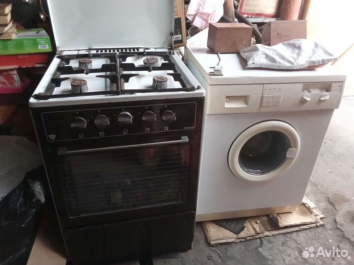 Стиралка газовая печь столы