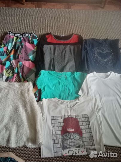 Детские вещи пакетом для девочек 134-140см