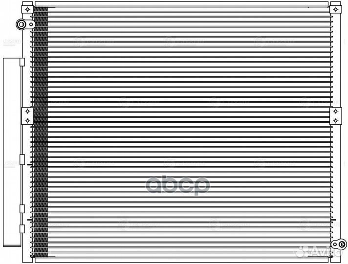 Радиатор кондиц. для а/м Toyota Land Cruiser Prado