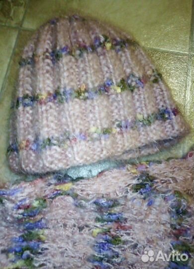 Комплект шапка и шарф