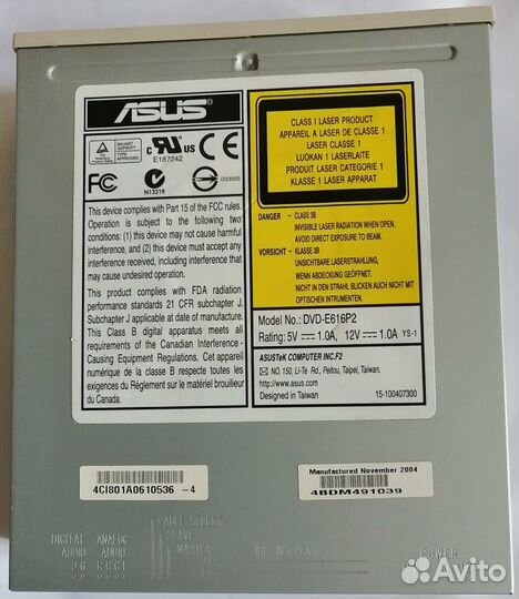 DVD-rom Asus E616P2