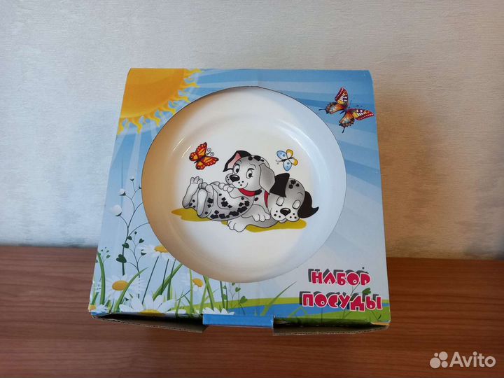 Набор детской посуды новый
