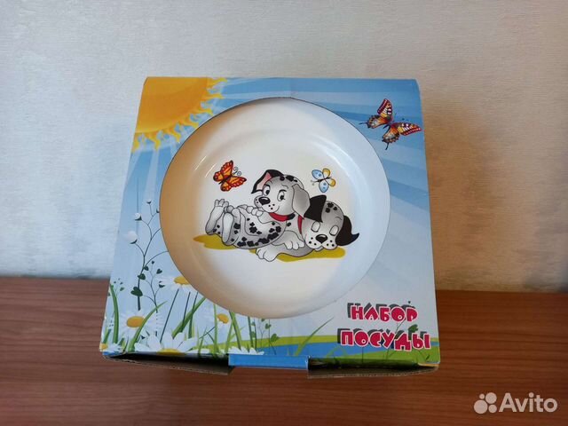 Набор детской посуды новый