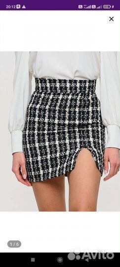 Юбка твидовая 42