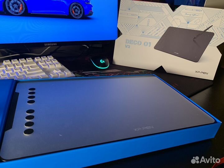 Графический планшет xp pen deco 01 v2