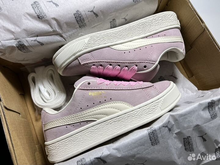 Кроссовки Puma Suede XL натуральные