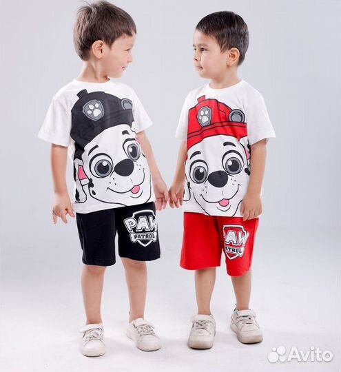 Летний костюм с шортами, 98-122