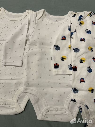 Боди с длинными рукавами 74